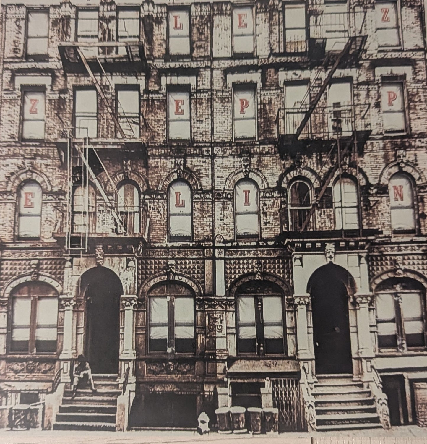 Vintage Lez Zeppelin Physical Graffiti Poster
